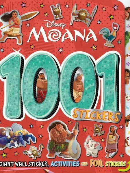 1001 Stickers: Disney Moana (Colouring, Activities & Foil St