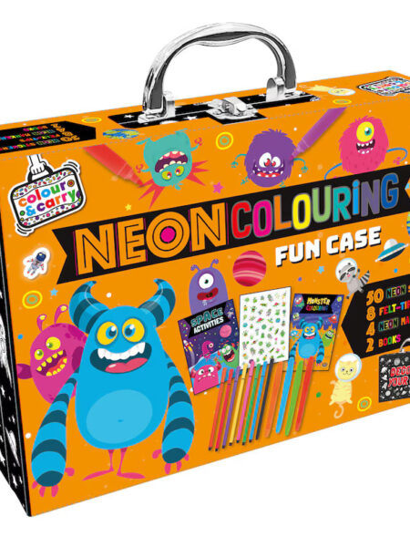 Colour & Carry: Neon Colouring Fun Case