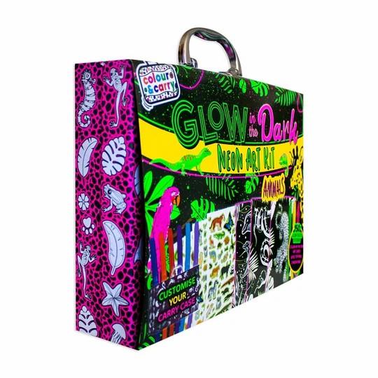 Colour & Carry: Glow in the Dark Animal (Neon Art Kit)