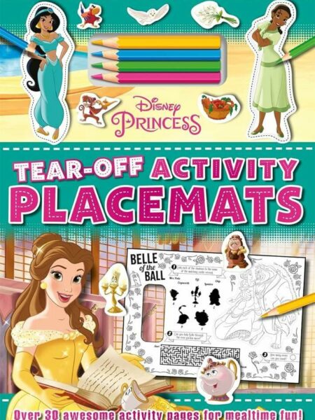 Disney Princess: Tear-Off Activity Placemats