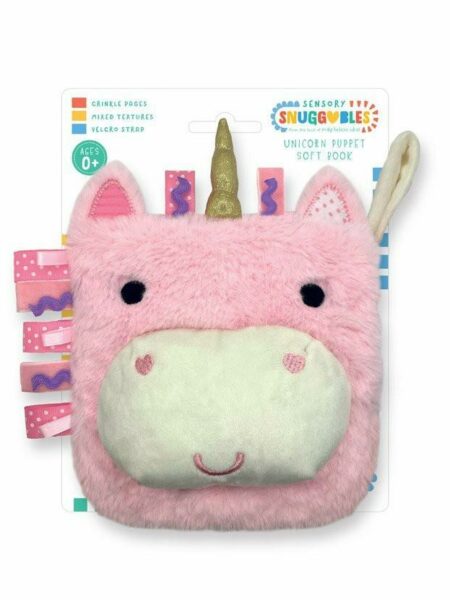 Sensory Snuggables: Unicorn Puppet Soft Book