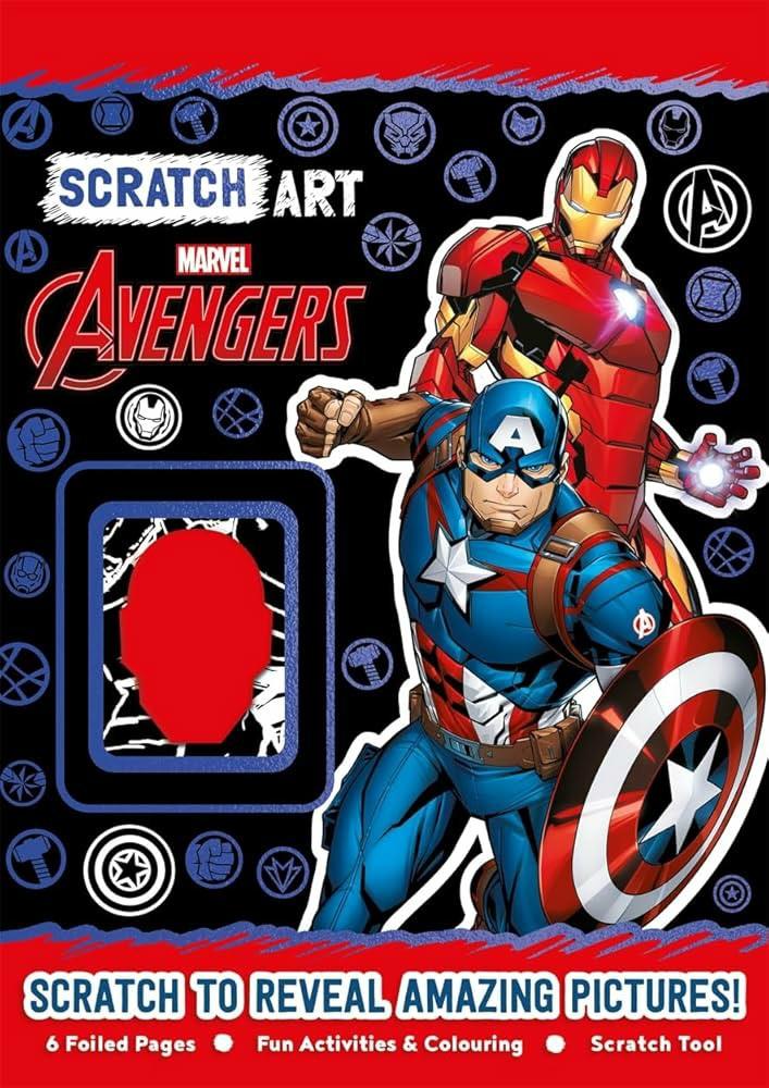 Scratch Art: Marvel Avengers