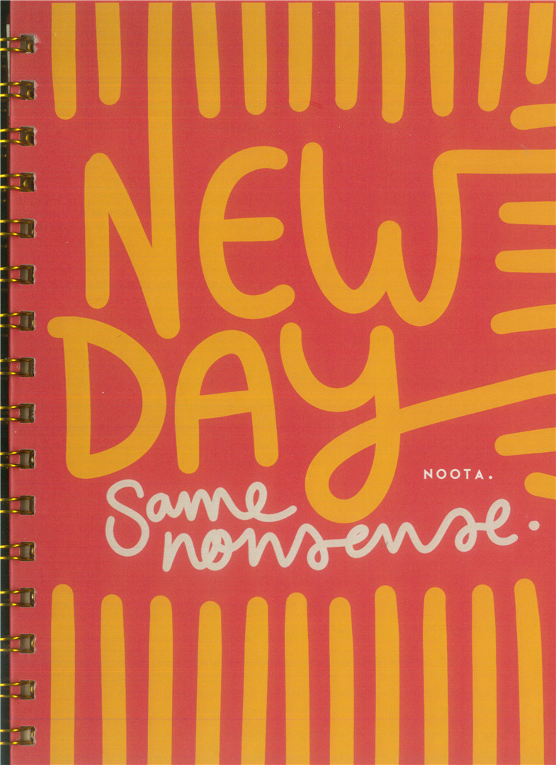 Same Nonsense A5 Hardcover Wired Notebook 100 Papers