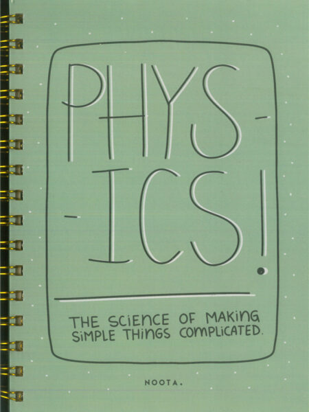 Physics Complilacting Things A5 Hardcover Wired Notebook 100