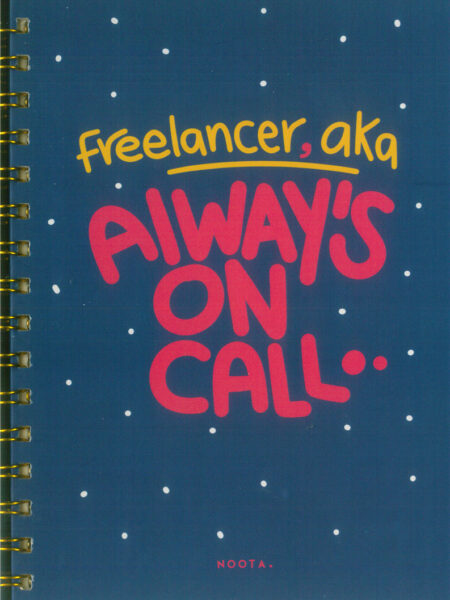 Always On Call A5 Hardcover Wired Notebook 100 Papers