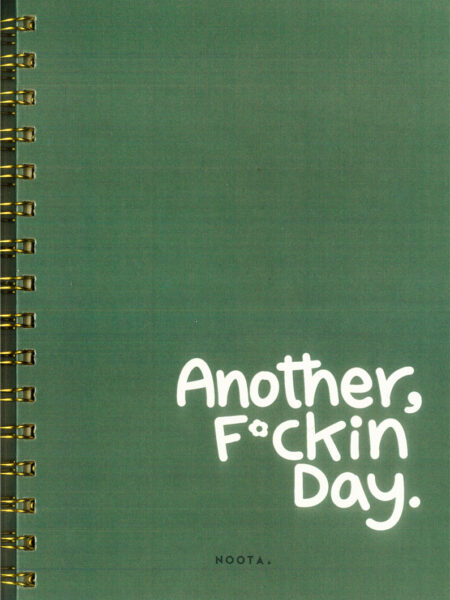 Another F Day A5 Hardcover Wired Notebook 100 Papers