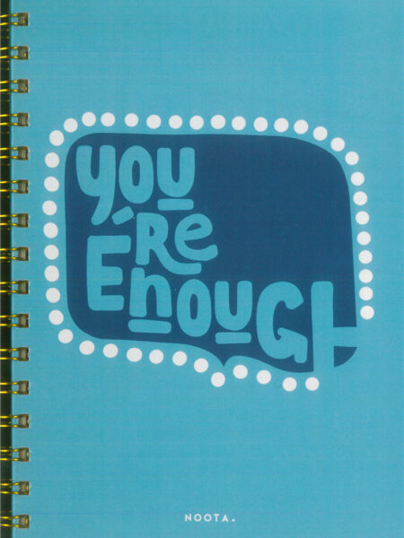 Your Enough A5 Hardcover Wired Notebook 100 Papers