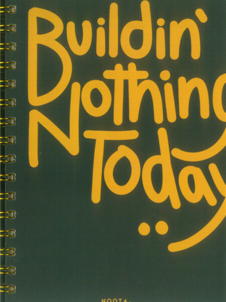 Building Nothing A5 Hardcover Wired Notebook 100 Papers