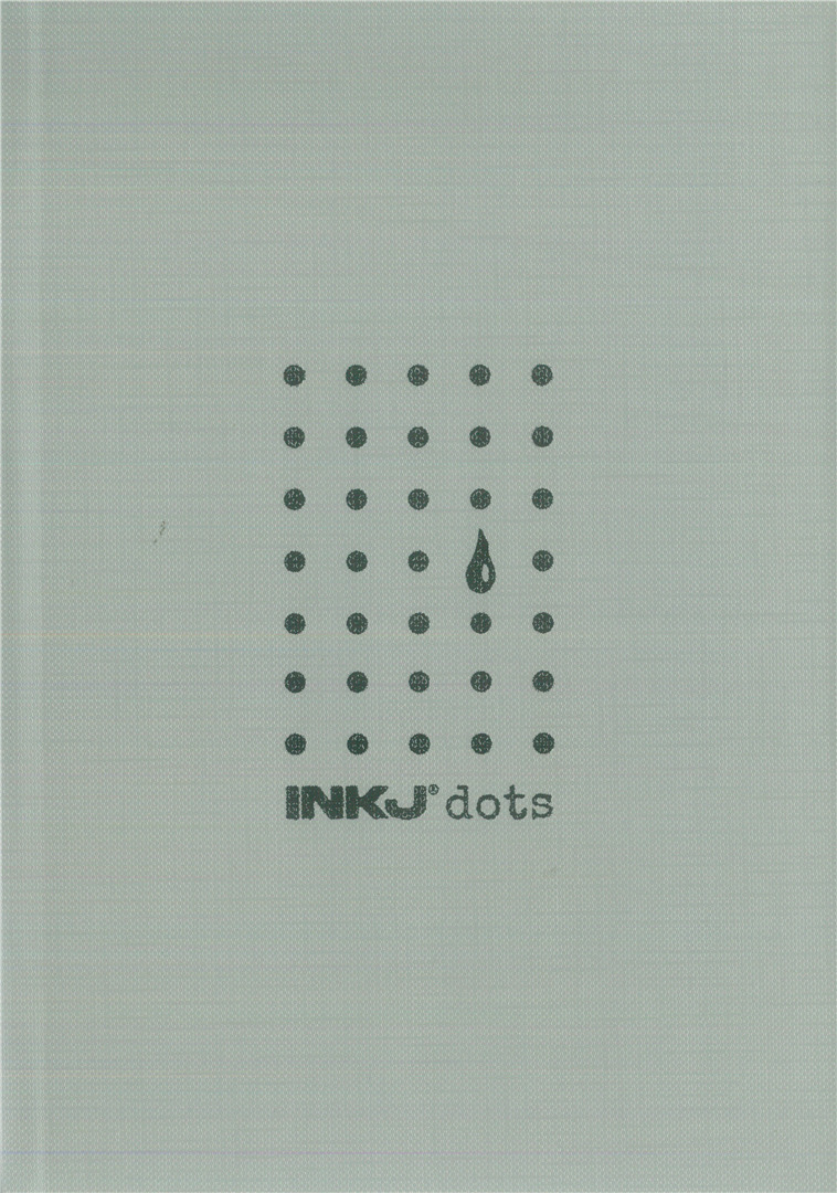 Grey 14X20 Dotted Hardcover Notebook