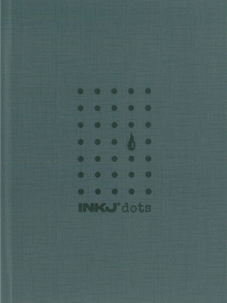 Dark Grey 14X20 Dotted Hardcover Notebook