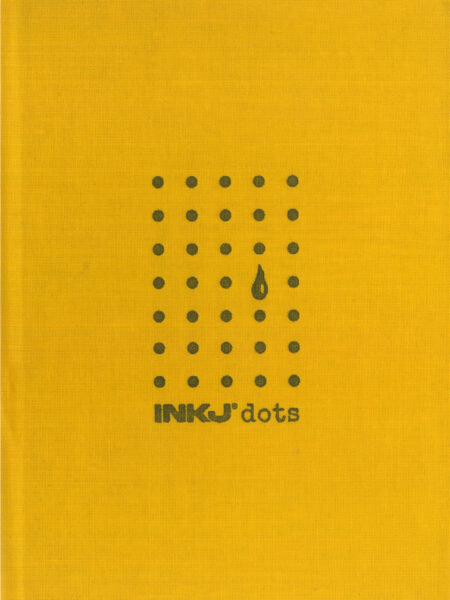 Yellow 14X20 Dotted Hardcover Notebook