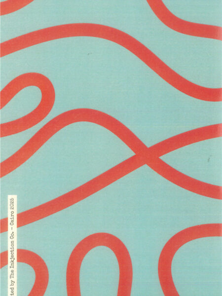 Orange In Baby Blue Design A5 Sketchbook