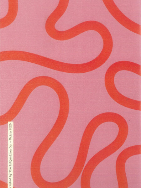 Orange In Pink Design A5 Sketchbook