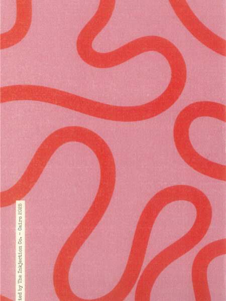Orange In Pink Design A5 Notebook