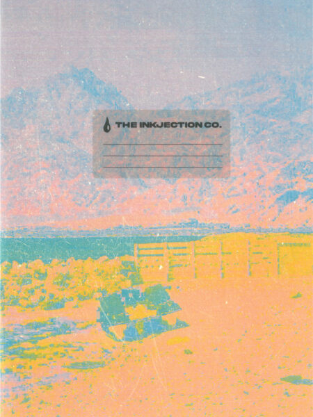 Neon Mountain View A5 Sketchbook