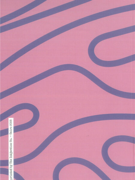 HC Blue Lines In Pink Design A5 Sketchbook